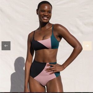 Left on Friday Pool Days Top + Hi Tide Bottom - Wipeout both size M